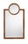 Keystone Mirror, Saddle Hide For Sale