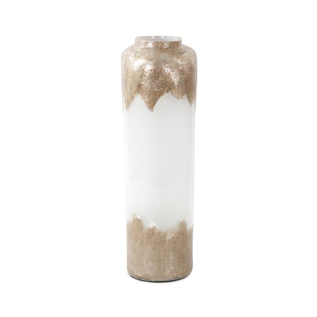 Contemporary Midas Tall Glass Vase For Sale - Image 3 of 9