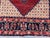 Rust Persian Senneh Herati Medallion Hand-Knotted Wool Rug - 4'2" X 6'7" For Sale - Image 6 of 14