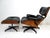 Mid-Century Modern Eames Rosewood Leather 670 Lounge Chair W/ Ottoman Herman Miller For Sale - Image 3 of 12