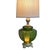Hollywood Regency Vintage Green Empoli Glass Mid Century Hollywood Regency Style Lamps - a Pair For Sale - Image 3 of 16