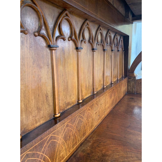 Early Biedermeier Period Walnut Console Table with Drawer, Austria, circa 1830 For Sale - Image 13 of 18