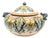 Late 20th Century Erice Ceramica Ericina Sicilian Hand Painted Majolica Lidded Tureen 10.5" For Sale