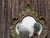 19th Century Gilt Brass Mirror with Five Branch Candelabra For Sale - Image 5 of 7