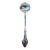 Antique Sterling Silver Webster Co. Floral Sauce Ladle. No Monogram. 5.25" High. For Sale