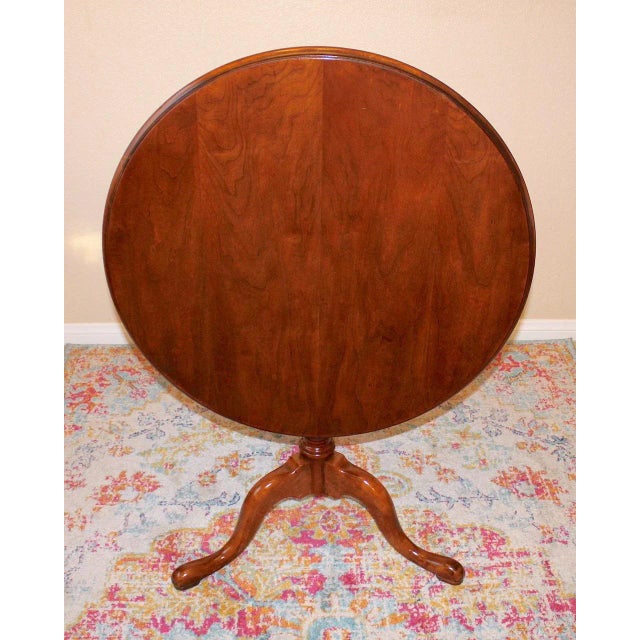 Drexel Heritage 1980s Drexel Heritage Furnishings Inc. Vintage Barker Bros Tilt Table For Sale - Image 4 of 12