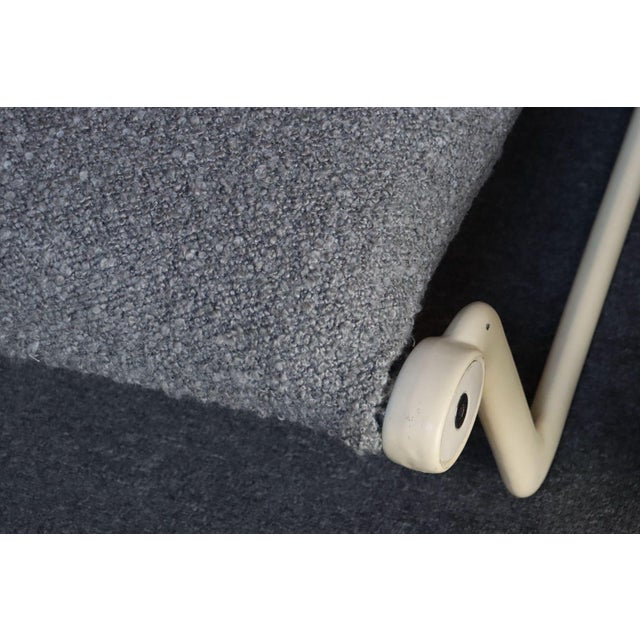 Pair of Bouclé Slipper Chairs by Bruce Hannah and Andrew Morrison for Knoll For Sale - Image 18 of 18