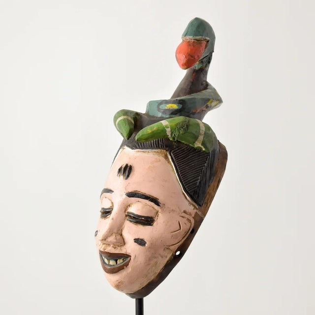 African Early 20th Century Bobo Snake Mask Burkina Faso For Sale - Image 3 of 12