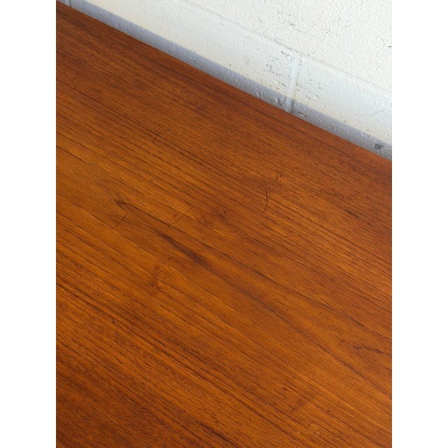 Brown Teak Dresser in Style of Arne Wahl Iversen for Vinde Mobelfabrik Chest of Drawers Mid-Century Modern Denmark 1960s For Sale - Image 8 of 10