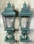 Pair of Vintage Solid Brass Post Lanterns. 27”h X 8”.5 X 8”.5 For Sale - Image 9 of 16