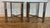 Mid-Century Modern Pair of Vintage MCM Chrome & Glass X - Base End Tables For Sale - Image 3 of 8
