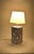 Contemporary Cobalt and White Table Lamp For Sale - Image 4 of 5