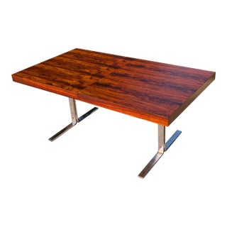 1960s Rosewood Dining Table by Poul Norreklit for Georg Petersens For Sale
