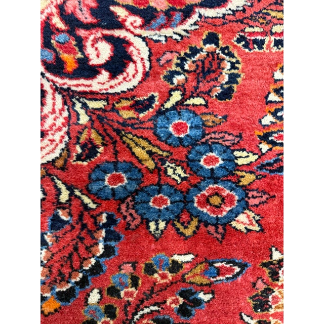 2020s 5ft 5in × 6ft 8in 1920's Turkish Hand-Knotted Area Rug For Sale - Image 5 of 12