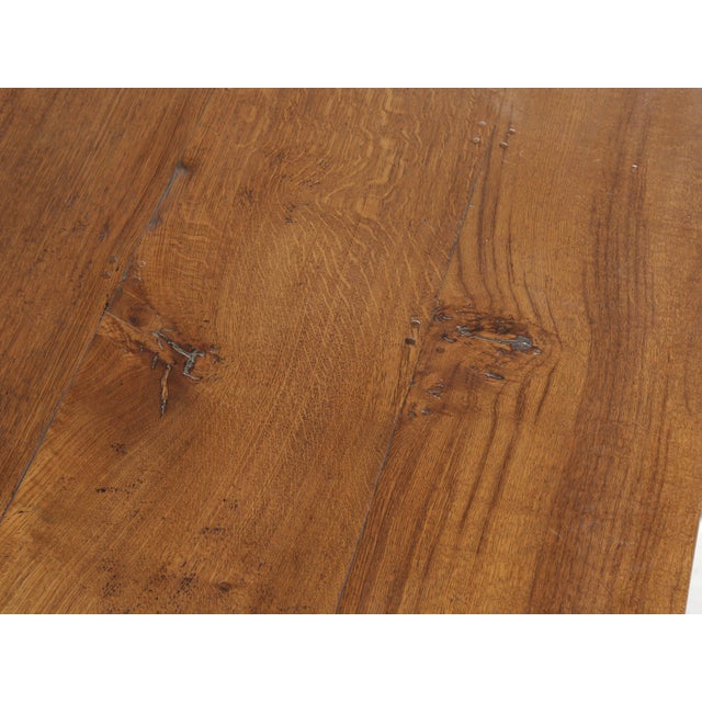 Mid 19th Century Antique English Dining Table or Farmhouse Table Made From Rare Scottish Oak For Sale - Image 5 of 12
