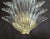 Metal Murano Transparent Glass and Brass Wall Light, 1990 For Sale - Image 7 of 9