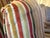 Cerise Pair of French Country Louis XV Style Bergère Lounge Chairs in Custom Multi-Stripe Upholstery For Sale - Image 8 of 8
