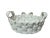 The Trilady Porcelain Basket is a beautifully crafted antique decorative piece made in Italy. Featuring a floral pattern,...