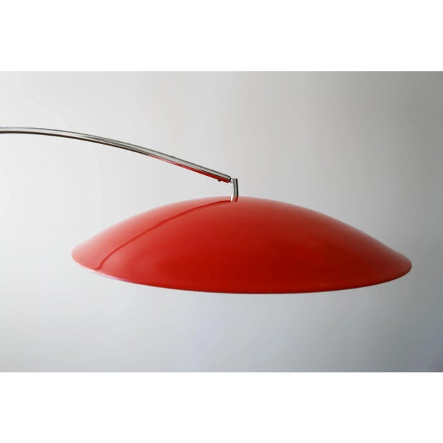 Metal Kurt Versen Style Floor Lamp For Sale - Image 7 of 8