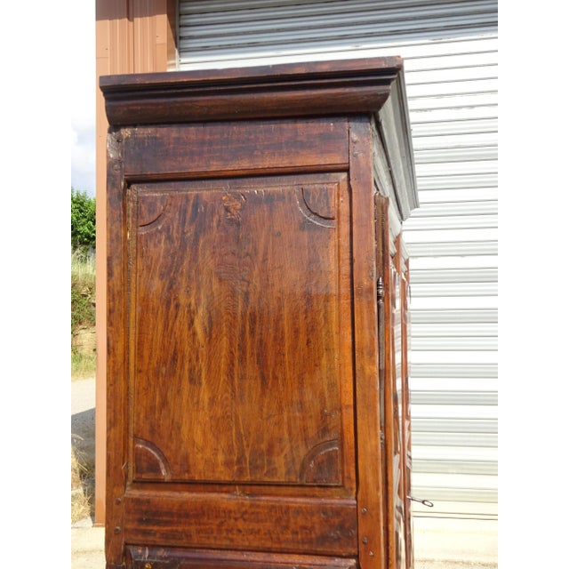 Vintage Louis XIII Walnut Armoire For Sale - Image 18 of 18