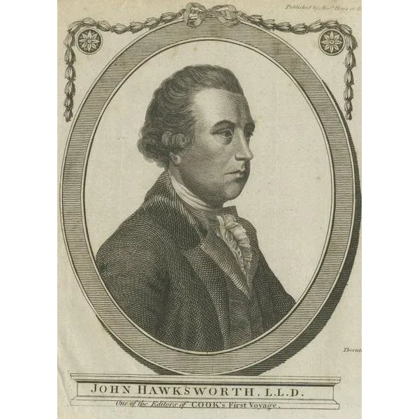 Thornton, John Hawkesworth & Captain James King, Chroniclers of Captain Cook, 1784, Engraving For Sale - Image 3 of 7
