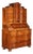 Walnut and Maple Burl Trumeau with Various Wood Trim For Sale