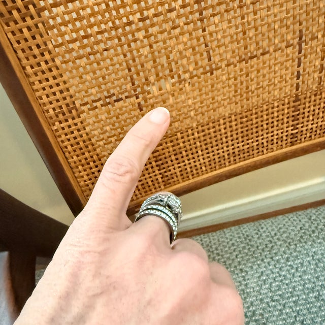 Mid 20th Century Pair Mid Century Walnut C140 “Playboy Chairs” by Jens Risom For Sale - Image 5 of 12