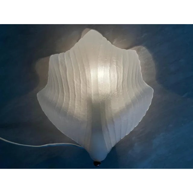 Mid-Century Glass Wall Lamps by Zelezny Brod, 1980s, Set of 2 For Sale - Image 4 of 9