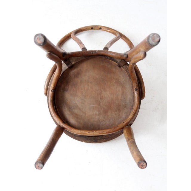 Antique Herhold Chair Co Bentwood Cafe Chair For Sale - Image 15 of 15