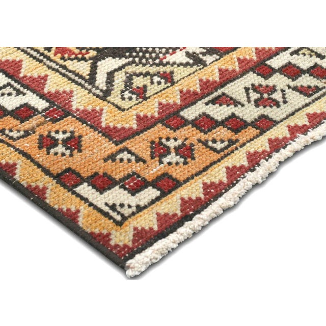 Transitional 1960s Turkish Oushak Runner For Sale - Image 3 of 6