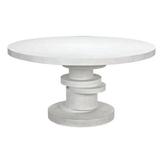 NOIR Hugo Dining Table 60", White Wash For Sale