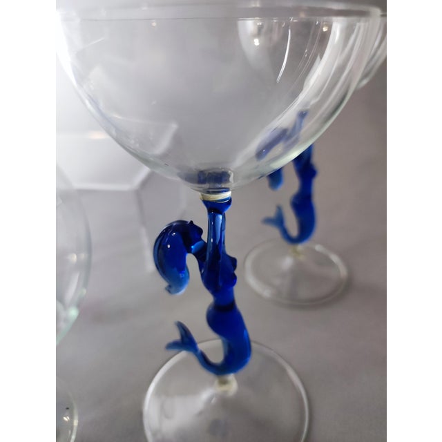 Liqueur Set Glasses and Carafe from Lauscha, 1950s, Set of 6 For Sale - Image 10 of 16
