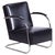 Bauhaus Lounge Chair in Leather from Mücke Melder, Czechia, 1930s For Sale - Image 12 of 12