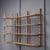Vintage Wooden Corner Bookshelf, 1960s For Sale - Image 3 of 9