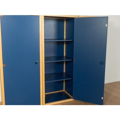 Blue Profilsystem Modular Storage Unit from Flötotto, Set of 3 For Sale - Image 8 of 12