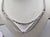 Vintage 1980s Signed Monet Deco Style Rhodium Plated Collar Necklace For Sale - Image 9 of 9