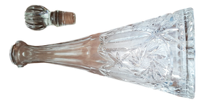 Hand-Polished 24% PbO Crystal Carafe, 1960s