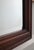 1980s Carved Solid Mahogany Beveled Glass Mirror For Sale - Image 5 of 9