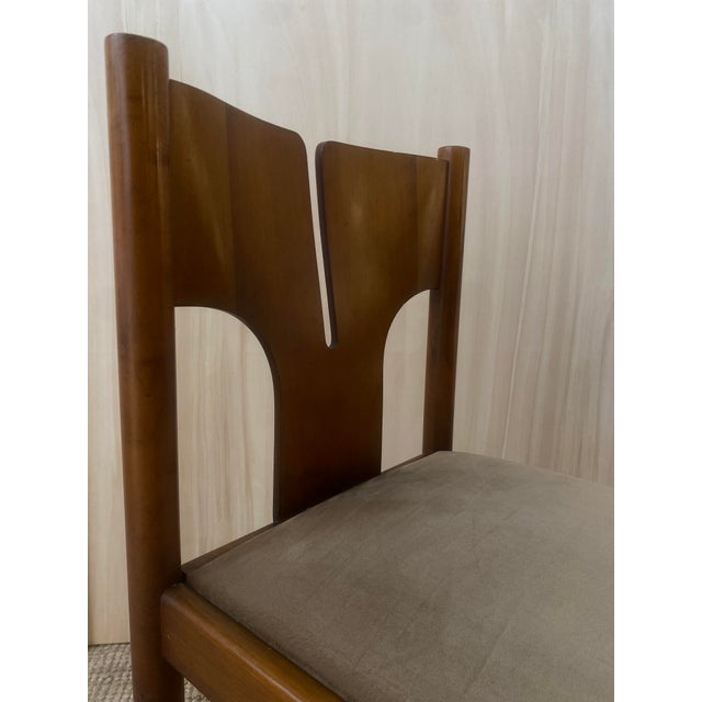 Wood Vintage Italian Chairs from Mobil Girgi, 1960s, Set of 6 For Sale - Image 7 of 13