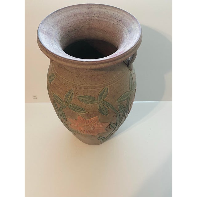 Sienna Vintage Terracotta Floor Vases, a Pair For Sale - Image 8 of 12