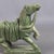 Chinese Jade Horse Sculpture on Wooden Base, 20th Century For Sale - Image 12 of 18