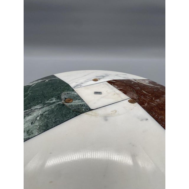 Carrara Marble Plate from Up & Up, Italy, 1970s For Sale - Image 13 of 14