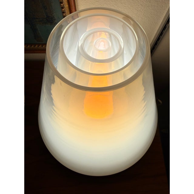 Mid-Century Modern Carlo Nason for Mazzega Lamp For Sale - Image 3 of 9