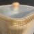 Champagne Mid 20th Century Raffia Covered Ice Bucket For Sale - Image 8 of 12