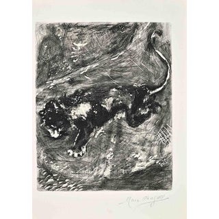 Marc Chagall, The Lion and the Rat, 1952, Etching For Sale