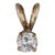 0.66ct Round Diamond Solitaire Pendant 14k Yellow Gold Small Drop For Sale