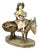 Stellmacher Teplitz Porcelain Figurine: Girl on Donkey, Restored Antique For Sale