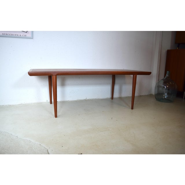 1960s Danish Teak Coffee Table by John Bone, 1960s For Sale - Image 5 of 6