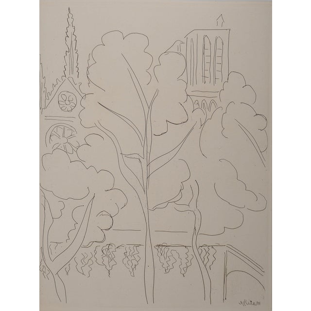 Henri Matisse, The Towers of Notre Dame, Original Signed Engraving For Sale