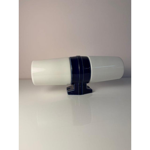 Blue Model 6065 Wall Lamp by Sigvard Bernadotte for Ifö For Sale - Image 11 of 11